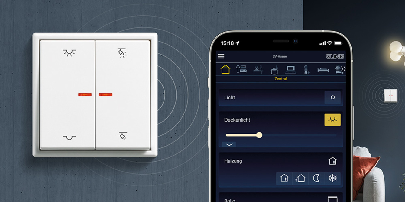 KNX RF Taster bei TK Elektrotechnik Schönewalde UG in Schönewalde